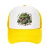 Berretto da Baseball Personalizzato Wild Trex Dinosauro Ruggenti Unisex Donna Traspirante Cappellino Trucker per Esterno Snapback
