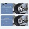 Safety Rear View Mirror 1 Pair Car Rearview Blind Spot Mirror, 360 Degree Adjustable Suction Cup Small Vehicle Parking Assist Round Convex Glass Wide