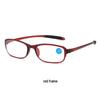 Ultra-Light TR90 Screwless Anti-Blue Light Reading Glasses for Men & Women, Eye Protection for Middle-Aged & Elderly.