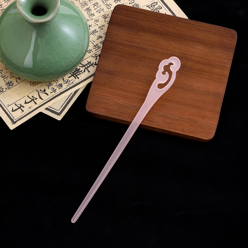 New Chinese Ethnic Style Simple Elegant Xiang Yun Acrylic Hairpin Ancient Style Temperament Hanfu Cheongsam Coiffure Hair Accessory