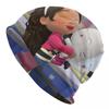 Gabbys Dollhouses Cartoon Skullies Beanies Hats Cute Fashion Unisex Outdoor Cap Warm Head Wrap Bonnet Hat