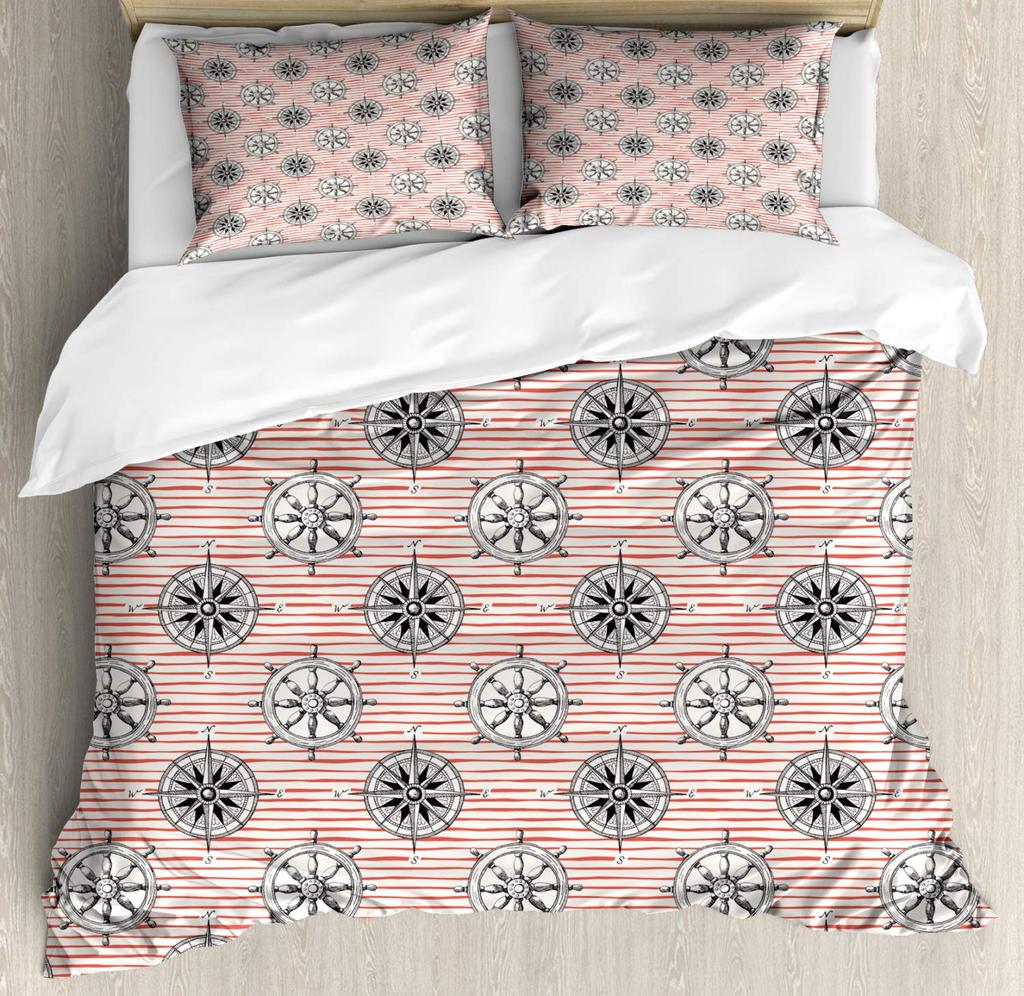 Steering Wheel Duvet Cover For Adults Queen Quilt Covers Lightweight Down Bedroom Decor 2 Pillowcases 1 Duvet Cover No Comforter