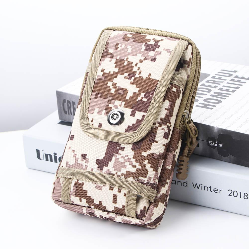 Functional Mobile Phone Bag Camping Belt Waist Pouch Zipper Waist Pack Outdoor Belt Bag Waist Bag