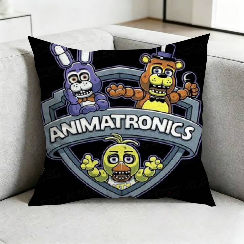 Five Nights AtFreddys FnafF Pillow Case Square DoubleSided Sofa Cushion Cover Bedroom Bedside Pillow Gift