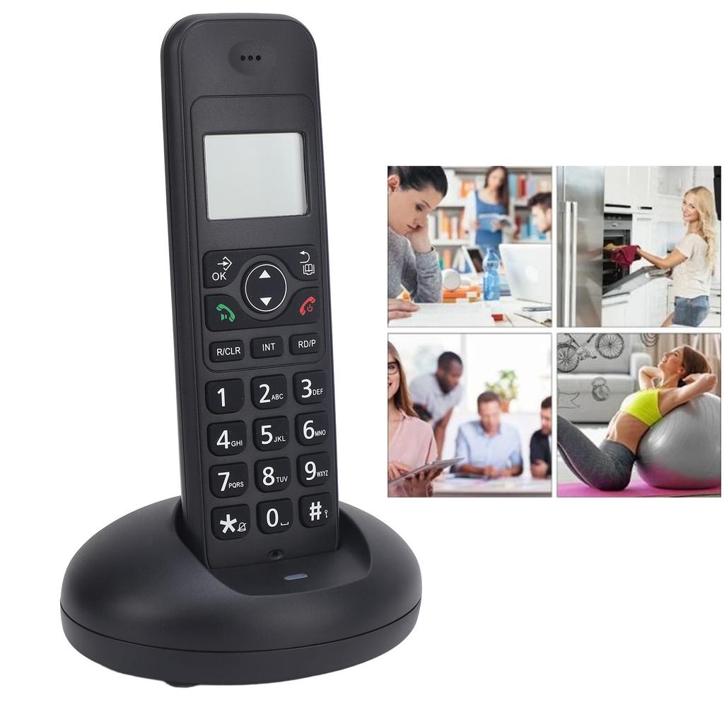 Handset Cordless Phone with Caller ID Call Waiting Call Blocking Full Duplex Speakerphone Backlit Display Big Buttons for Elderly