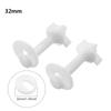1Pair Household Easy Installation Universal Fixing Screws Bathroom Nut Bolts Toilet Seat Hinges