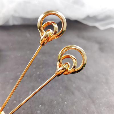 Haarnadeln für Damen, Haarschmuck, Metall, Retro, mit einem Wort, Einfachheit, Kopfbedeckung, Ornamente