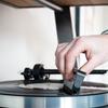 Winyle z włókna węglowego Szczotka do czyszczenia płyt Winylu Antystatyczny Ergonomiczny uchwyt do płyt LP i CD