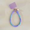 Macaron Color Silicone Lanyard Mobile Phone Rope Lanyard Luminous Bear Split Mobile Phone Chain Wrist Rope Anti-lost