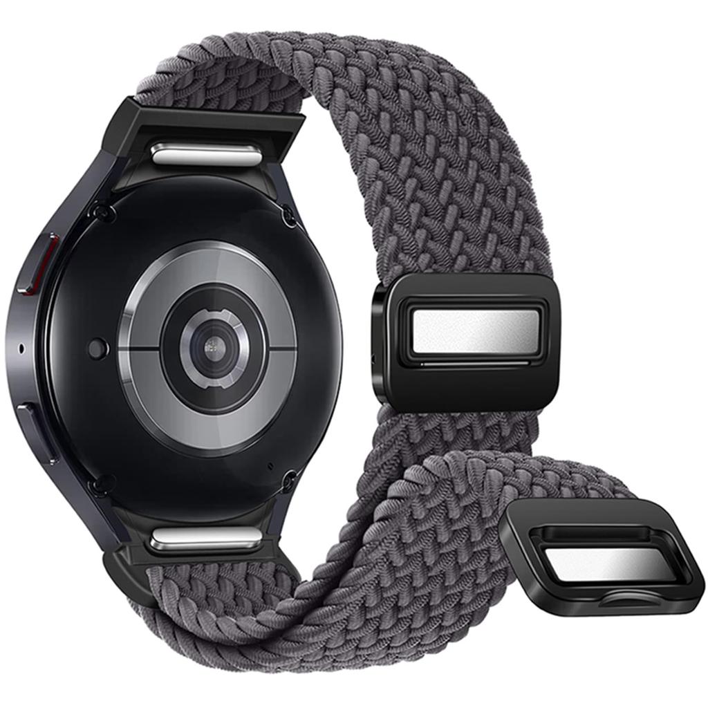 No Gaps Braided Band For Samsung Galaxy Watch 7 6 5 4 Classic 47mm 44mm 40mm/5 Pro Magnetic Bracelet Correa Galaxy Watch6 Strap