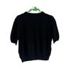 Simple Lightweight Casual Short-Sleeve Knit Pullover: Breathable, Versatile, Fashionable, Round Neck Sweater