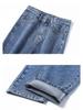 2026 New Women's High-Waisted Loose Straight Harem Jeans for Petite - Cropped Dad Pants for Spring/Summer