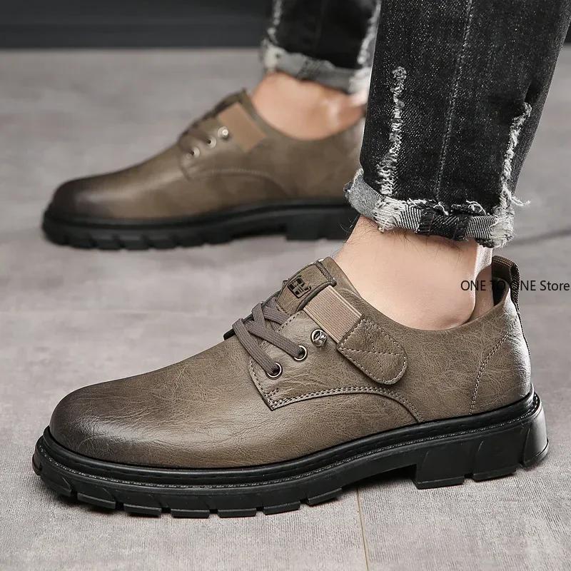 Men Leather Casual Shoes Luxury Brand Soft Mens Sneakers Breathable Moccasins Mens Walking Driving Shoes Zapatos Hombre