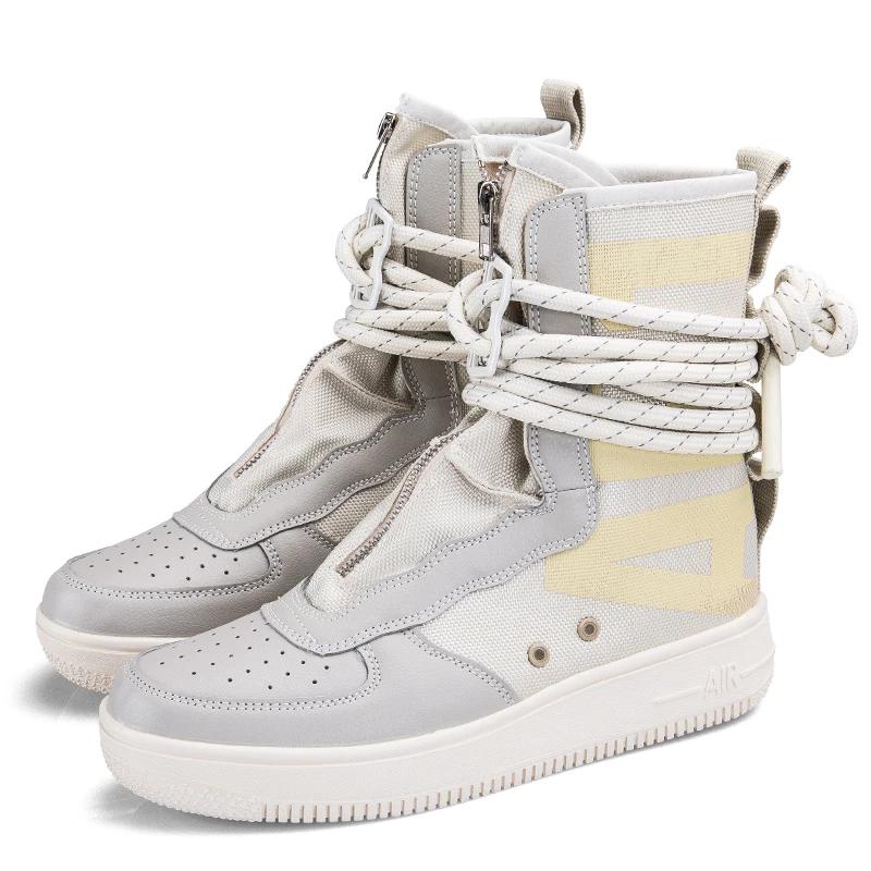 46 Large Size Couple Fashion Non-slip Shoes Men's and Women's High Top Canvas Shoes Personality Men's and Women's Boots