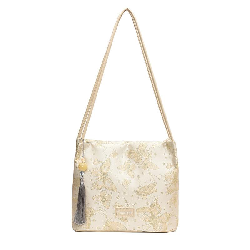 

New Chinese bag women s 2025 new popular Hanfu antique shoulder underarm bag trendy fashion crossbody bucket bag