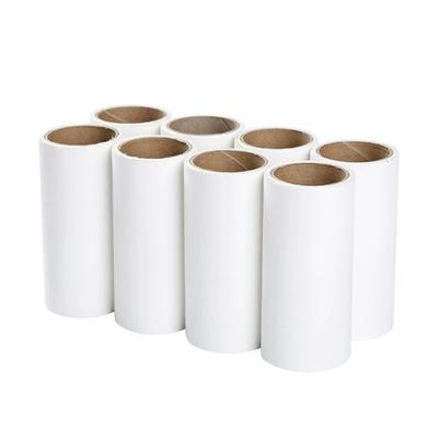 Rodillo adhesivo de papel, núcleo de papel de repuesto desmontable, 8 piezas