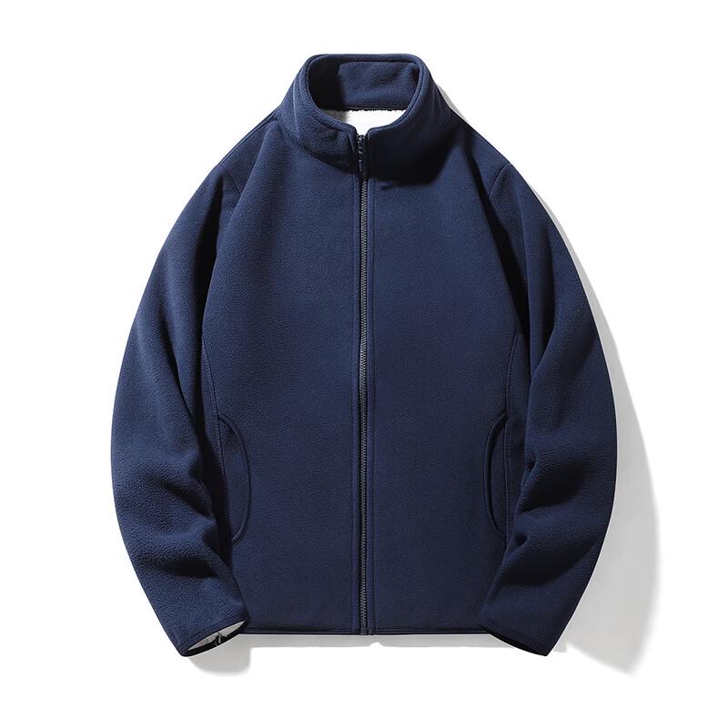 

VEPEAL Men s Long-Sleeve Double-Sided Fleece Jacket VFZ-010-A M