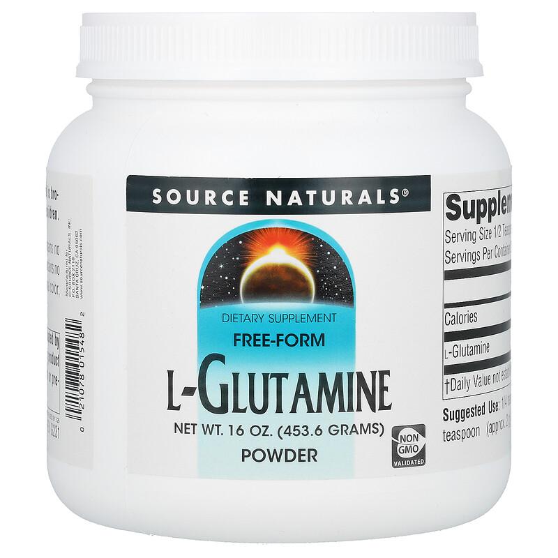 L-Glutamine Powder, 16 oz (453.6 g)