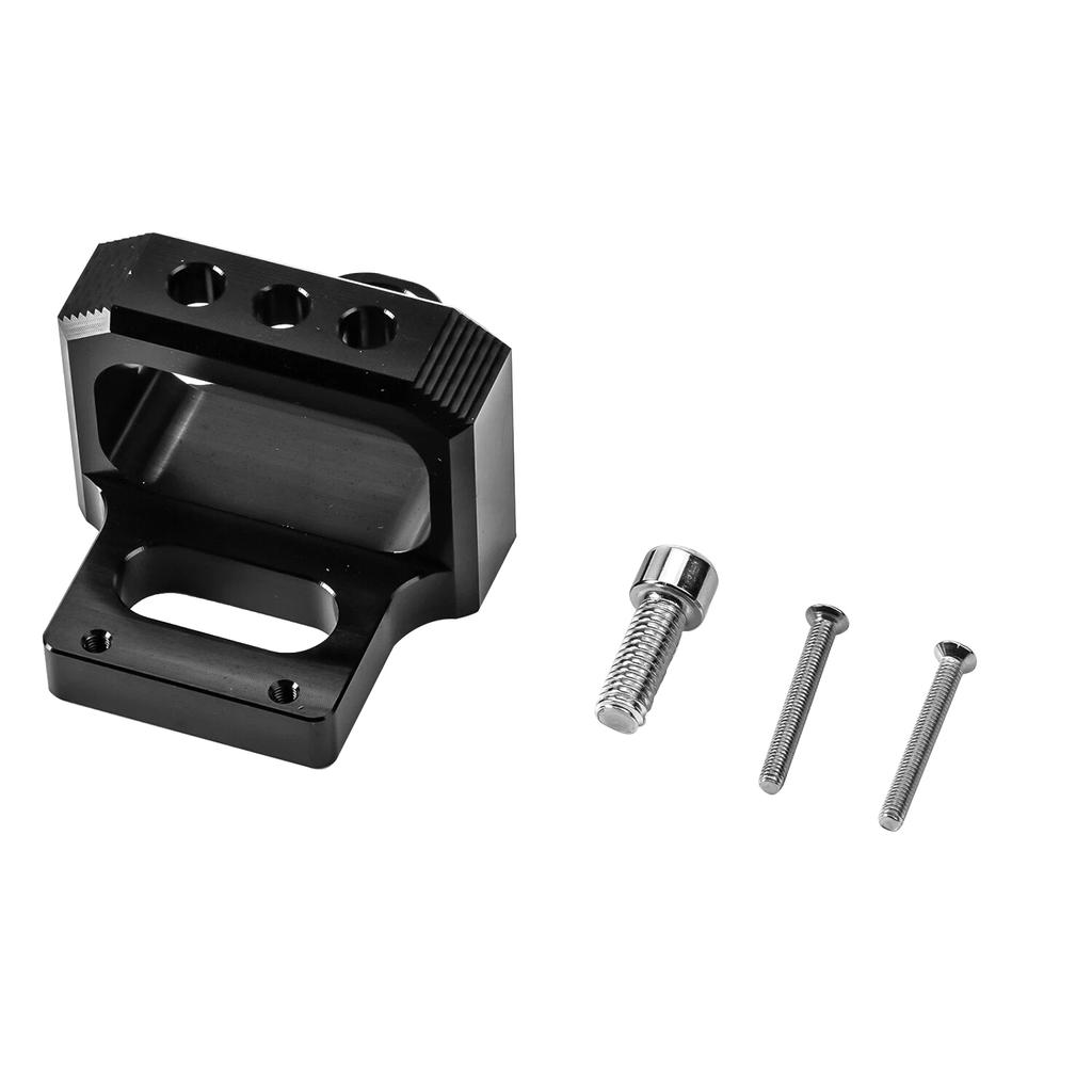 CNC Billet 3 Port Boost Controller Solenoid Bracket Black Anodized Mount for MAC AEM Unbranded Valve Bolt-On Hardware Kit