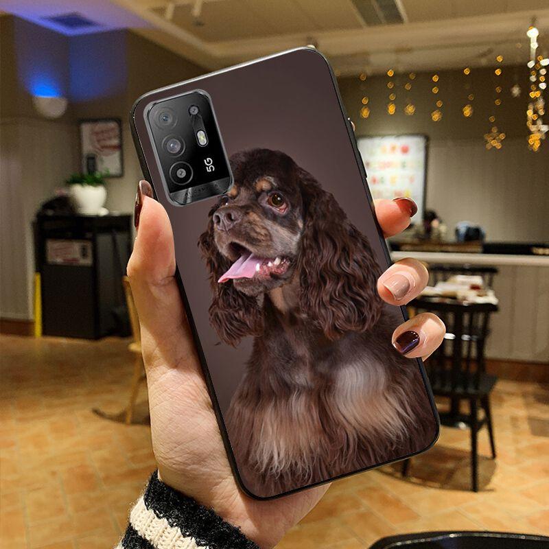 Harper kokršpaněl hellip štěňata psů Kryt na telefon Pro OPPO A74 A94 A3S A5S A9 A12 A15S A52 A53 A72 A73 2020 A91 5G Pouzdro coque