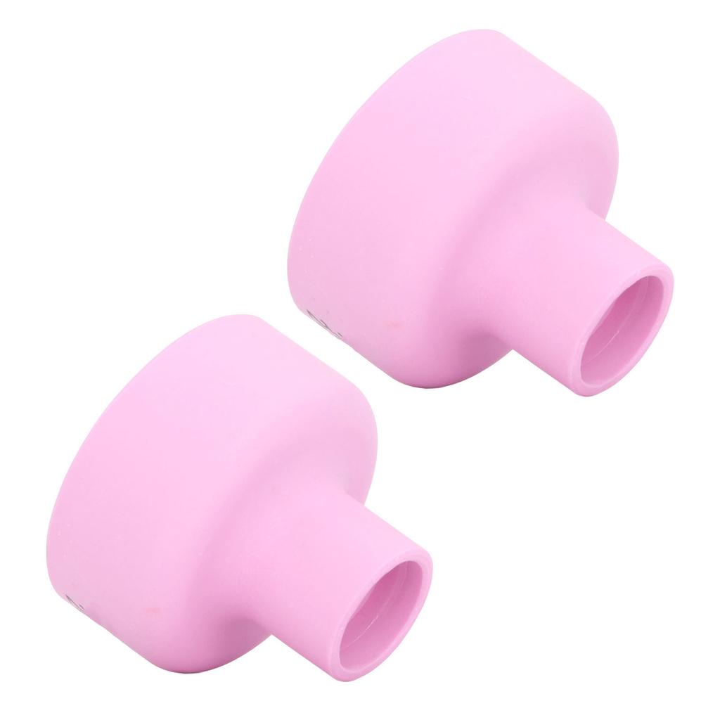 2Pcs TIG Welding Cup 24# Ceramic Nozzle 2.4mm Center Hole Accessory Set Kit for WP9 20 25 17 18 26