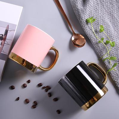 380 ml Kreative Tasse Keramik Nordische Kaffeetasse Paartasse mit Henkelbecher
