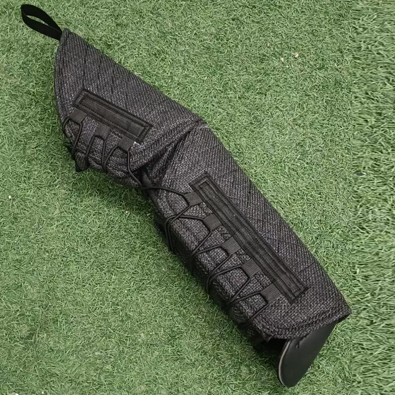 Hidden Dog Bite Sleeve Dog Training Protection Durable Tear Resistant Arm Guard Working Equipment Bite Training German Shepherd чёрный