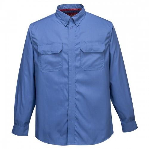 Portwest Mens Bizflame Plus Shirt L bleu