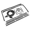 17 Pcs Door Tailgate Weatherstripping Seal Kit 2135478 Rubber Glass Roof Rail Seals Replacement for