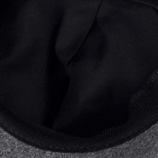 Wide Brim Sunscreen Beret Hat Skin-Touch Retro Octagonal Painter Woolen Hat for Fall Winter