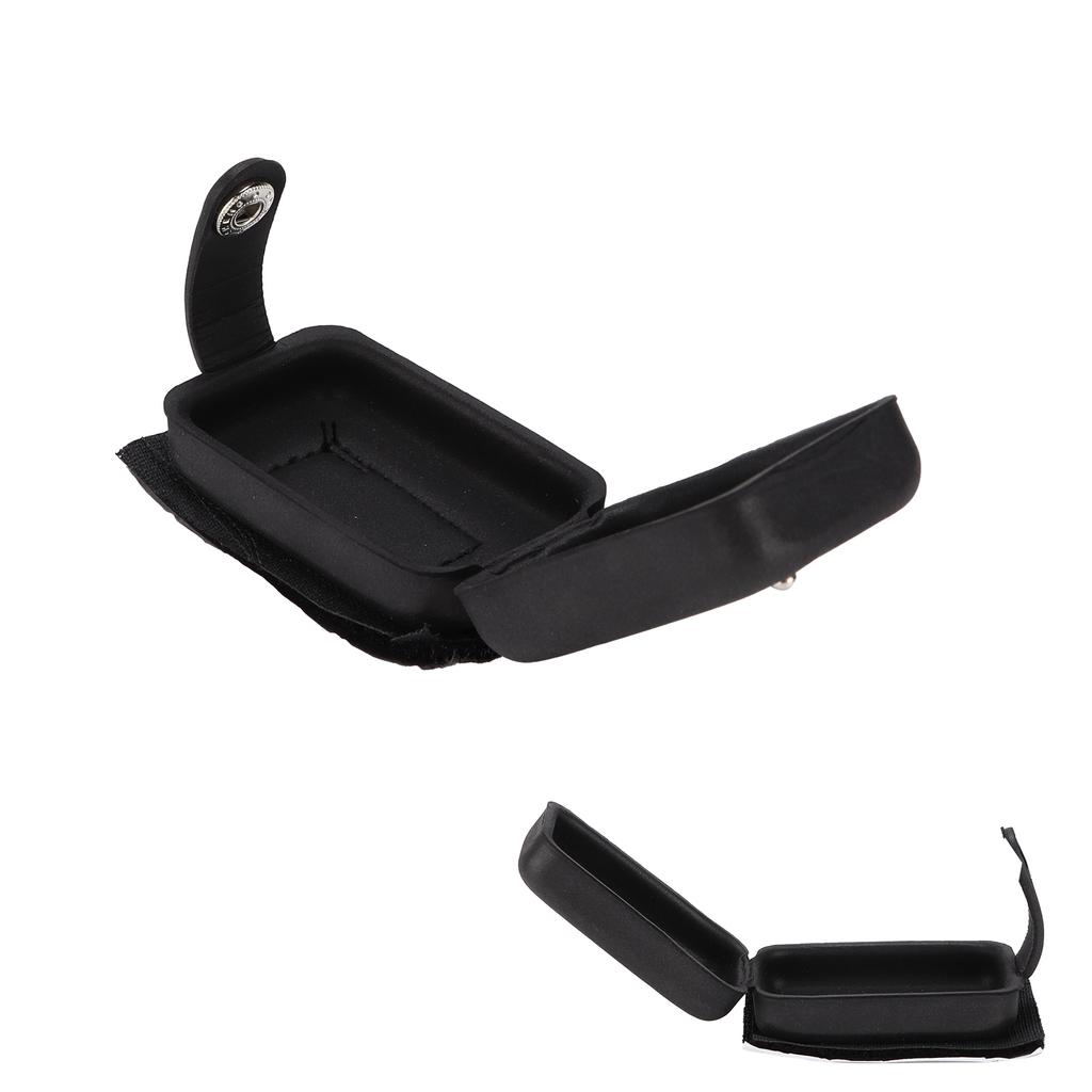 Acoustic Guitar Battery Pouch PU Portable Holster Musical Instrument Accessories for Pickup