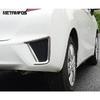 Front Rear Bumper Fog Light Lamp Cover Trim For Honda Fit Jazz 2014 2015 2016 2017 Chrome Foglight Protection Frame Accessories