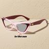 Transparent Candy Color Photochromic Myopia Glasses for Women and Men Fashion Triangle Frame Color Changing Eyeglasses Diopter