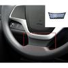 For Hyundai Elantra 2017-2020 Real Carbon Fiber Steering Wheel U Type Cover Trim