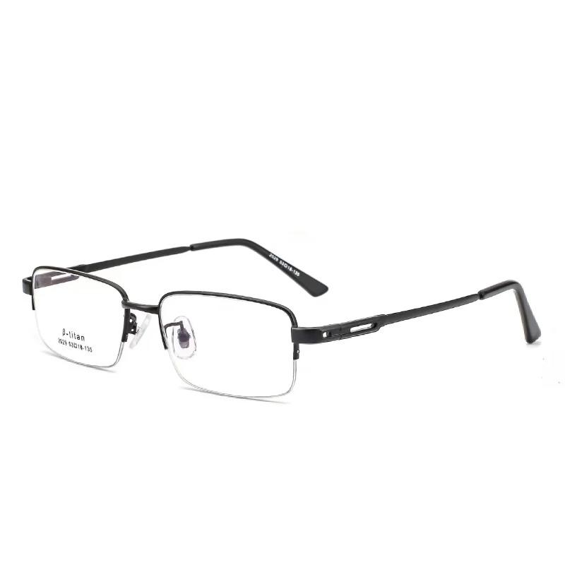 Half Metal Frame Nearsighted Glasses Unisex Prescription Myopia 0 to 6 00 Lightweight Durable