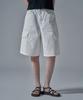 War For Woman W1138 Cargo Shorts_White