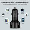 3.0 Fast Charging Mobile Phone Adapter 66W USB PD Car Charger 2 USB Port +2 PD Charger Quick Charge