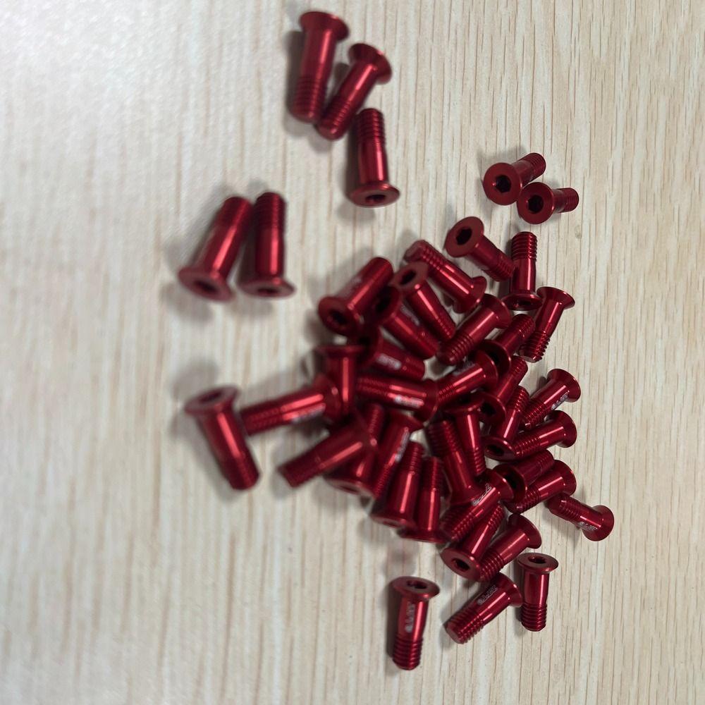 

Jockey Wheel Bolts Pulley Screws Bicycle Rear Derailleur Bolts Transmission Guide Sprocket Screw red-2pcs