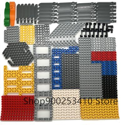 280PCS DIY Technical Parts Liftarm Thick Building Bricks Blocks Accessory Set Arm Beam Mechanical Bulk High-Tech Toys