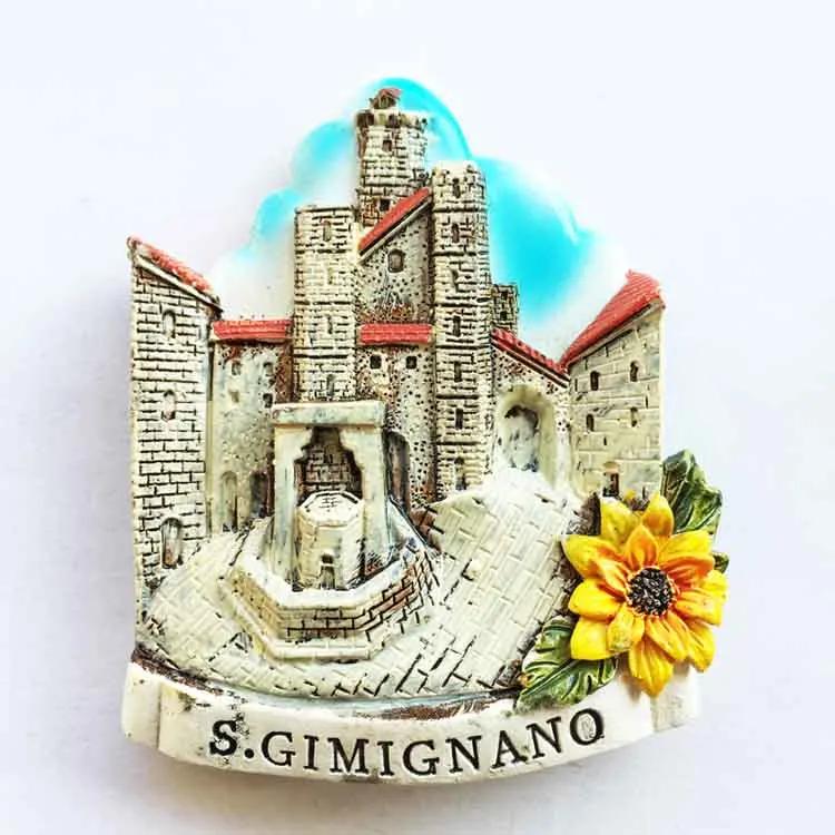 Italie Fridge Magnets Italy Rome Sicilia Siena Florence Colosseo Tourism Refrigerator Magnets Souvenir Home Kitchen Decoration