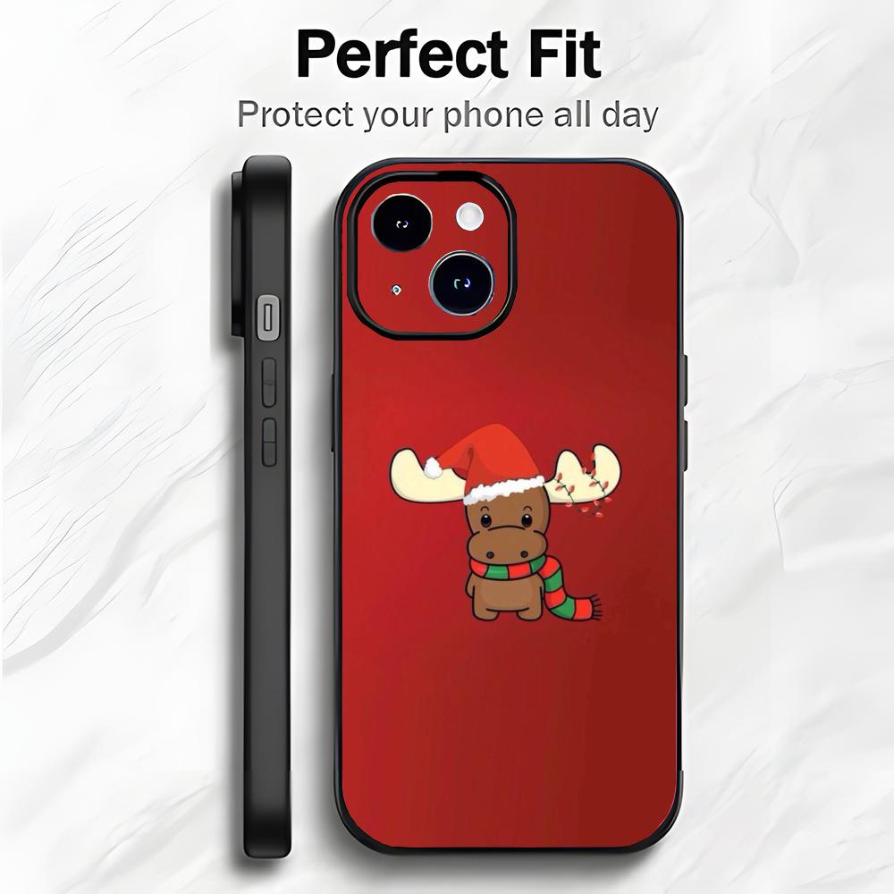 Merry Christmas Festive Design Art Phone Case Phone Case Soft Packaging Lightweight For iPhone17 16 15 14 13ProMax