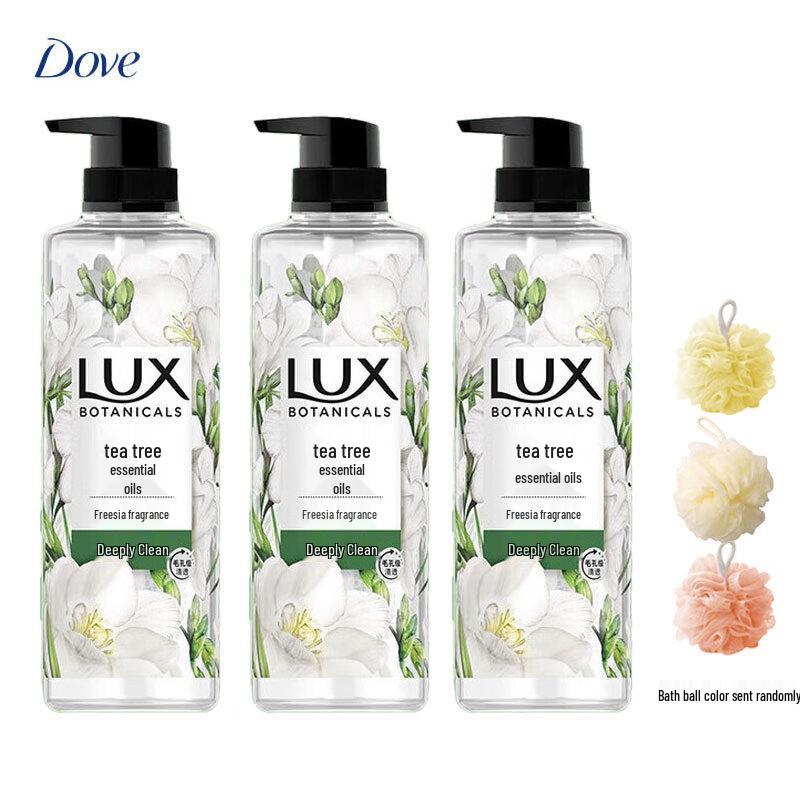 

LUX Tea Tree & Freesia Shower Gel 3-Pack