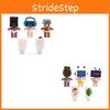 3-Zoll Puppenuhr Toiletten-Mannequin PVC-Figur Dekor Tasche Packung mit 10 Stilen