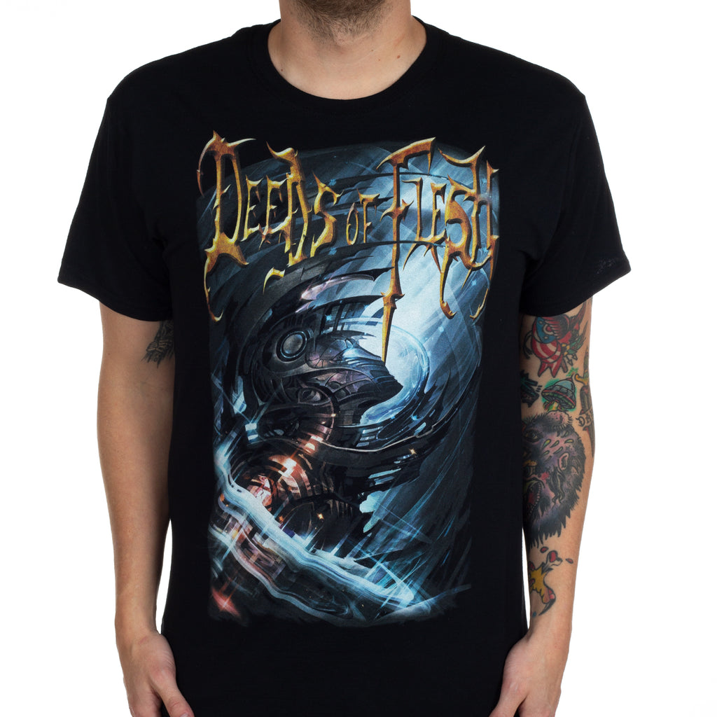 Fit Deeds of Flesh Band Graphic Cotton Tshirt Unisex Summer Short Sleeve Fashion Brand Tee Luxury Casual Vintage Retro Top