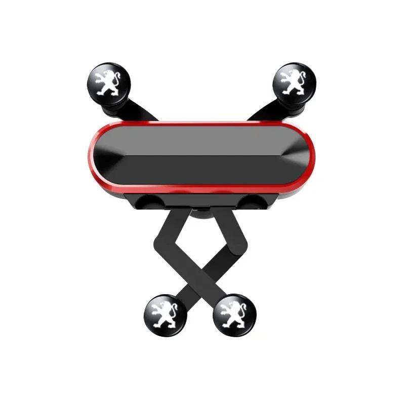For Peugeot Car Phone Holder Air Vent Clip Smartphone Stand Gravity Support Mount For Peugeot 206 207 307 3008 2008 308 407 408