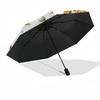 1pc Winter Wonderland Snowman UmbrellaAuto-Open Close, Portable 3-Fold Design, 8-Bone Iron Frame, Outdoor, Festive Gift for Fans, Travelers, Daily Use