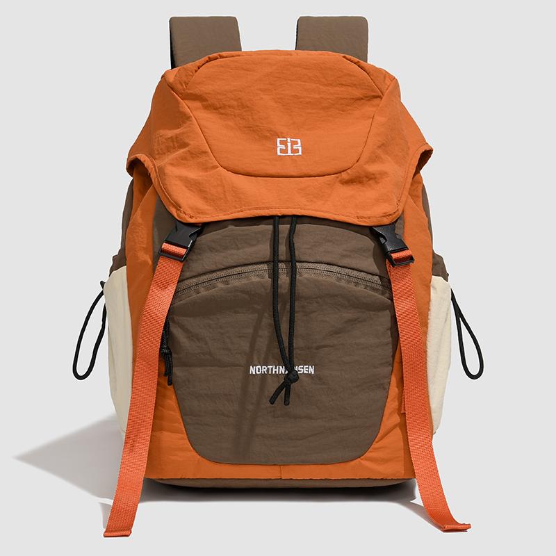 Mochila Impermeável para Caminhada na Faculdade - Bolsa de Trekking Leve com Alças Duplas para Esportes ao Ar Livre e Uso no Campus