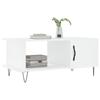 VidaXL Coffee Table White 90x50x40 Cm Engineered Wood 829484