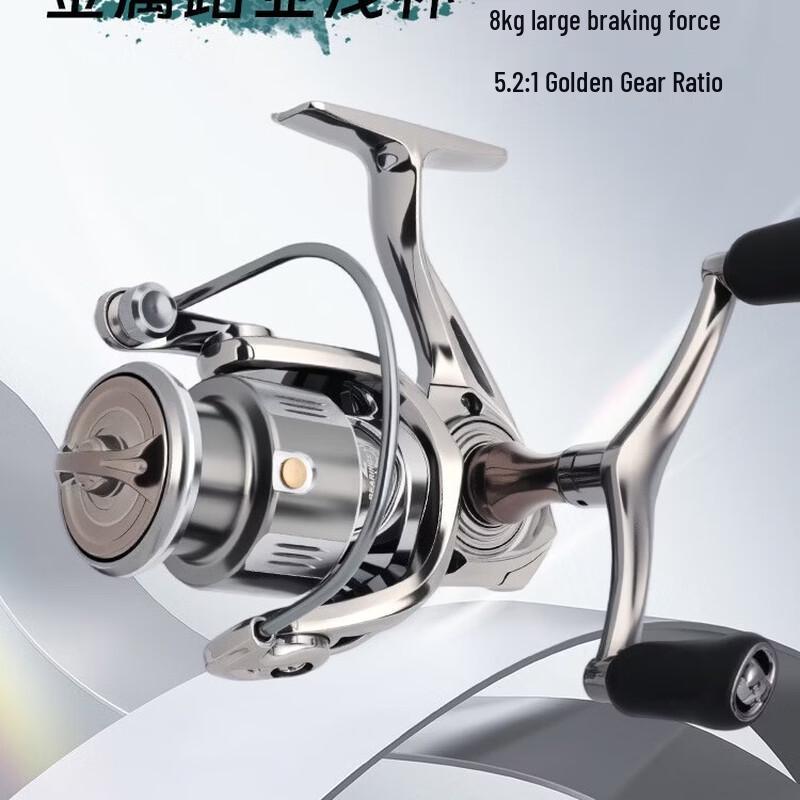 DEUKIO All-Metal Spinning Fishing Reel