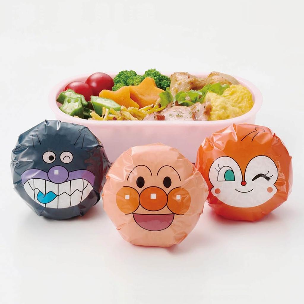 Bandai Anpanman Onigiri Rice Ball Wrapping Foil 12 Sheets with Seals Made In Japan